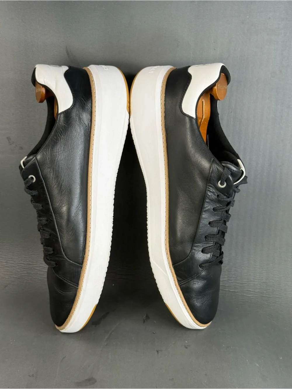 Cole Haan Men’s GrandPro Topspin Black Leather Sneaker shoes size 13